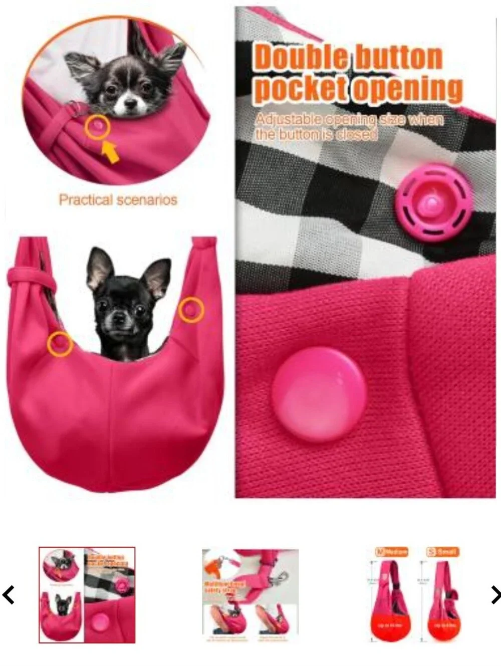 Tomkas Dog Or Cat Carrier Sling. NEW!